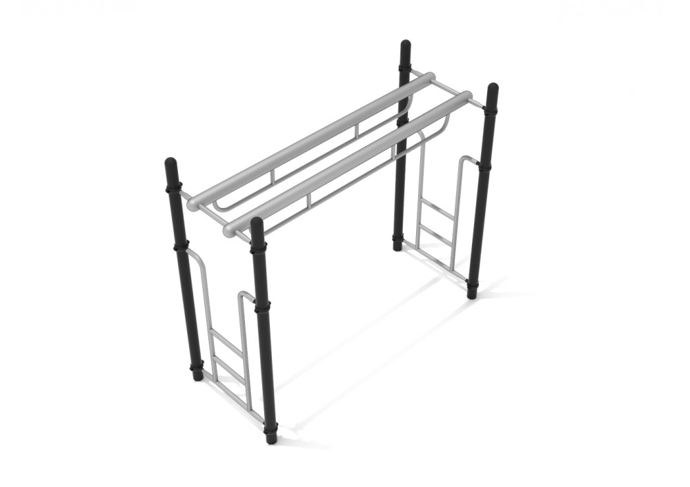 DOUBLE PARALLEL BAR LADDER | Outdoor Playground Climber | Zestoplay ...